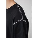 ブランケットステッチ半袖ニット | AZUL BY MOUSSY | 詳細画像19