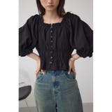 BLK | ギャザーフリル2WAYブラウス | AZUL BY MOUSSY