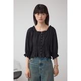 ギャザーフリル2WAYブラウス | AZUL BY MOUSSY | 詳細画像18 