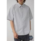 GRY | C/T切り替え比翼半袖シャツ | AZUL BY MOUSSY