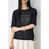 シアールーズ半袖ニット | AZUL BY MOUSSY | 詳細画像1