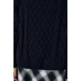 着丈バリエVネックニット | AZUL BY MOUSSY | 詳細画像24