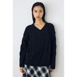 着丈バリエVネックニット | AZUL BY MOUSSY | 詳細画像18