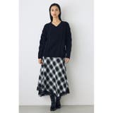 着丈バリエVネックニット | AZUL BY MOUSSY | 詳細画像22