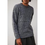 T.GRY | ダイヤ柄ニットプルオーバー | AZUL BY MOUSSY