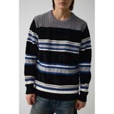 モールボーダーコンビネーションニット | AZUL BY MOUSSY | 詳細画像9