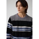 モールボーダーコンビネーションニット | AZUL BY MOUSSY | 詳細画像10
