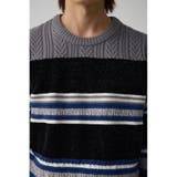 モールボーダーコンビネーションニット | AZUL BY MOUSSY | 詳細画像16