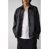 BLK | フェイクレザーCPOシャツ | AZUL BY MOUSSY