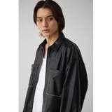 フェイクレザーCPOシャツ | AZUL BY MOUSSY | 詳細画像1