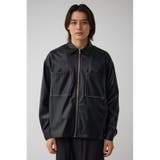 フェイクレザーCPOシャツ | AZUL BY MOUSSY | 詳細画像4