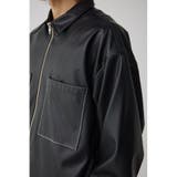 フェイクレザーCPOシャツ | AZUL BY MOUSSY | 詳細画像8