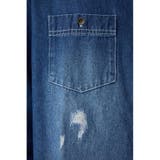AZUL DENIM ダメージシャツ | AZUL BY MOUSSY | 詳細画像24