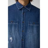AZUL DENIM ダメージシャツ | AZUL BY MOUSSY | 詳細画像20