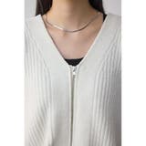 WZIPベロアラメモールカーデ | AZUL BY MOUSSY | 詳細画像8 