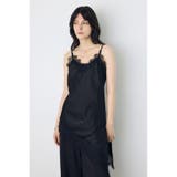 レースサテンアシメキャミソール | AZUL BY MOUSSY | 詳細画像24