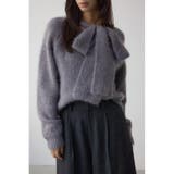 GRY | ボウタイデザインニットトップス | AZUL BY MOUSSY