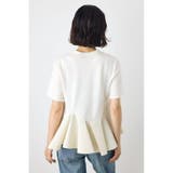 フレアヘムペプラムカットトップス | AZUL BY MOUSSY | 詳細画像3 