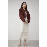 MESH CROCHET COMBI SKIRT | AZUL BY MOUSSY | 詳細画像4 