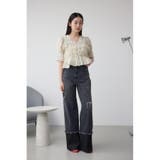AZUL DENIM スウィッチングバイカラーデニム | AZUL BY MOUSSY | 詳細画像3 