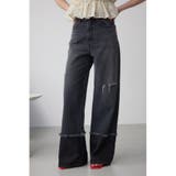 L/BLK1 | AZUL DENIM スウィッチングバイカラーデニム | AZUL BY MOUSSY