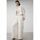 MESH LIKE WIDE PANTS | AZUL BY MOUSSY | 詳細画像4 