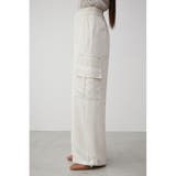 MESH LIKE WIDE PANTS | AZUL BY MOUSSY | 詳細画像6 