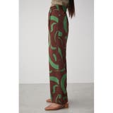 NATURE PATTERN WIDE PANTS | AZUL BY MOUSSY | 詳細画像6 