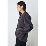 コクーンダブルジップパーカー | AZUL BY MOUSSY | 詳細画像21