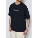 BLK | 配色メッシュロゴTEE | AZUL BY MOUSSY