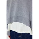 スウェットライクVネックニット | AZUL BY MOUSSY | 詳細画像40 