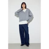 スウェットライクVネックニット | AZUL BY MOUSSY | 詳細画像34 