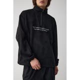BLK | フェイクスウェードハーフジッププルオーバー | AZUL BY MOUSSY