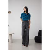 ドレープデザイン5分袖リブニット | AZUL BY MOUSSY | 詳細画像23