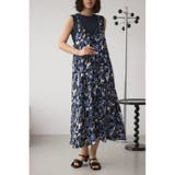 柄BLU5 | アソート柄プリントワンピース | AZUL BY MOUSSY