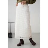 WHT | カットレーススカート | AZUL BY MOUSSY