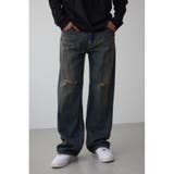 BLU | AZUL DENIM クラッシュヴィンテージワイド | AZUL BY MOUSSY