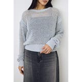 クロップドメッシュニット | AZUL BY MOUSSY | 詳細画像25 
