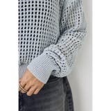 クロップドメッシュニット | AZUL BY MOUSSY | 詳細画像32 