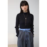 ランダムリブハイネックニットトップス | AZUL BY MOUSSY | 詳細画像27 