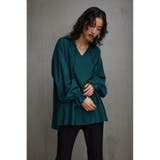 スキッパーギャザーブラウス | AZUL BY MOUSSY | 詳細画像20