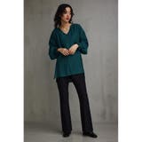 スキッパーギャザーブラウス | AZUL BY MOUSSY | 詳細画像21