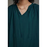 スキッパーギャザーブラウス | AZUL BY MOUSSY | 詳細画像25