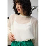 ボリュームスリーブシアーニット | AZUL BY MOUSSY | 詳細画像2