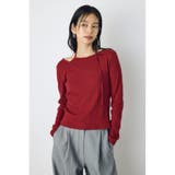 アシンメトリーフェイクレイヤードトップス | AZUL BY MOUSSY | 詳細画像15