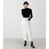 HIGH WAIST SLIT DENIM SK ２ | AZUL BY MOUSSY | 詳細画像3 