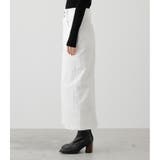 HIGH WAIST SLIT DENIM SK ２ | AZUL BY MOUSSY | 詳細画像6 