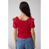 コンビネーション2WAYフリルトップス | AZUL BY MOUSSY | 詳細画像29 