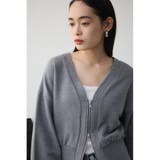 フロントZIPウラケカーディガン | AZUL BY MOUSSY | 詳細画像12