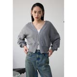 フロントZIPウラケカーディガン | AZUL BY MOUSSY | 詳細画像13